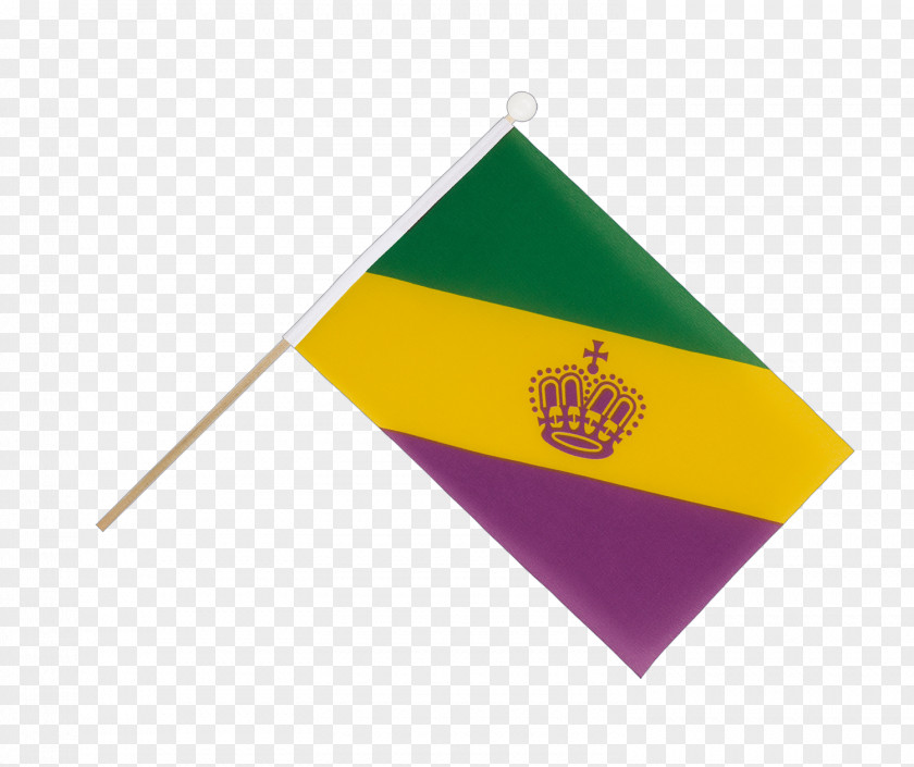 Mardi Gras Celebration Triangle Flag PNG