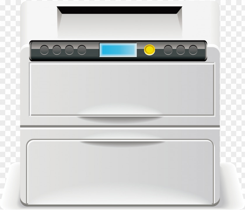 Science And Technology Printer 3D Printing Offset Icon PNG