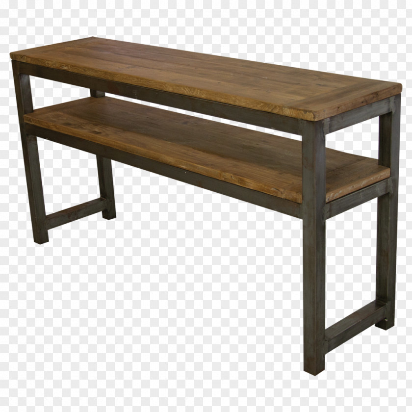 Table Teak Furniture Wood Desk PNG