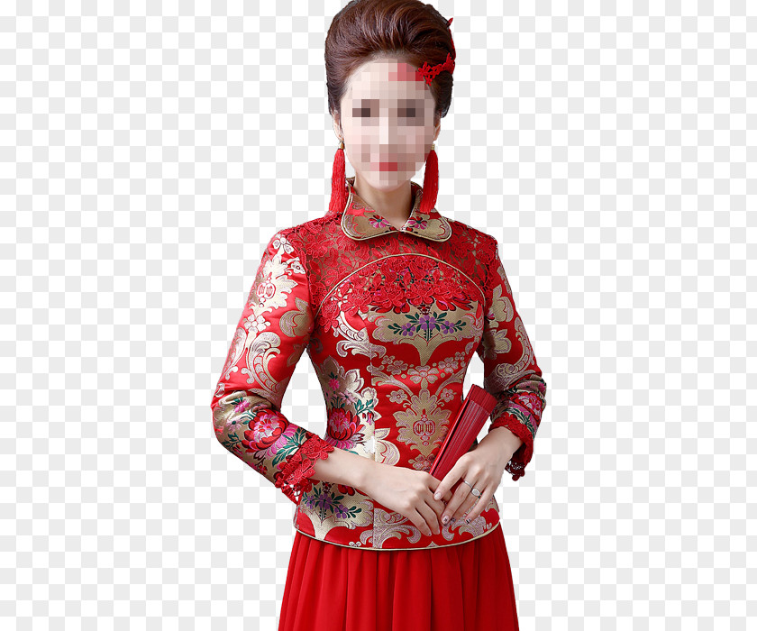 China Wind Bride Chinoiserie Pattern PNG