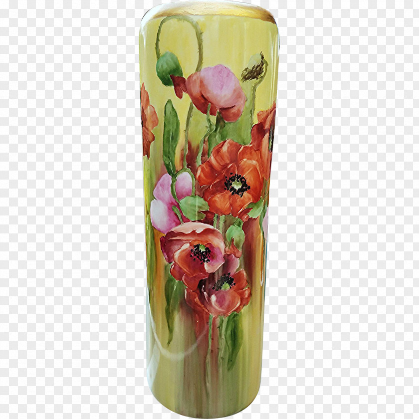 Hand-painted Floral Material Vienna Vase Ceramic Design Flower PNG