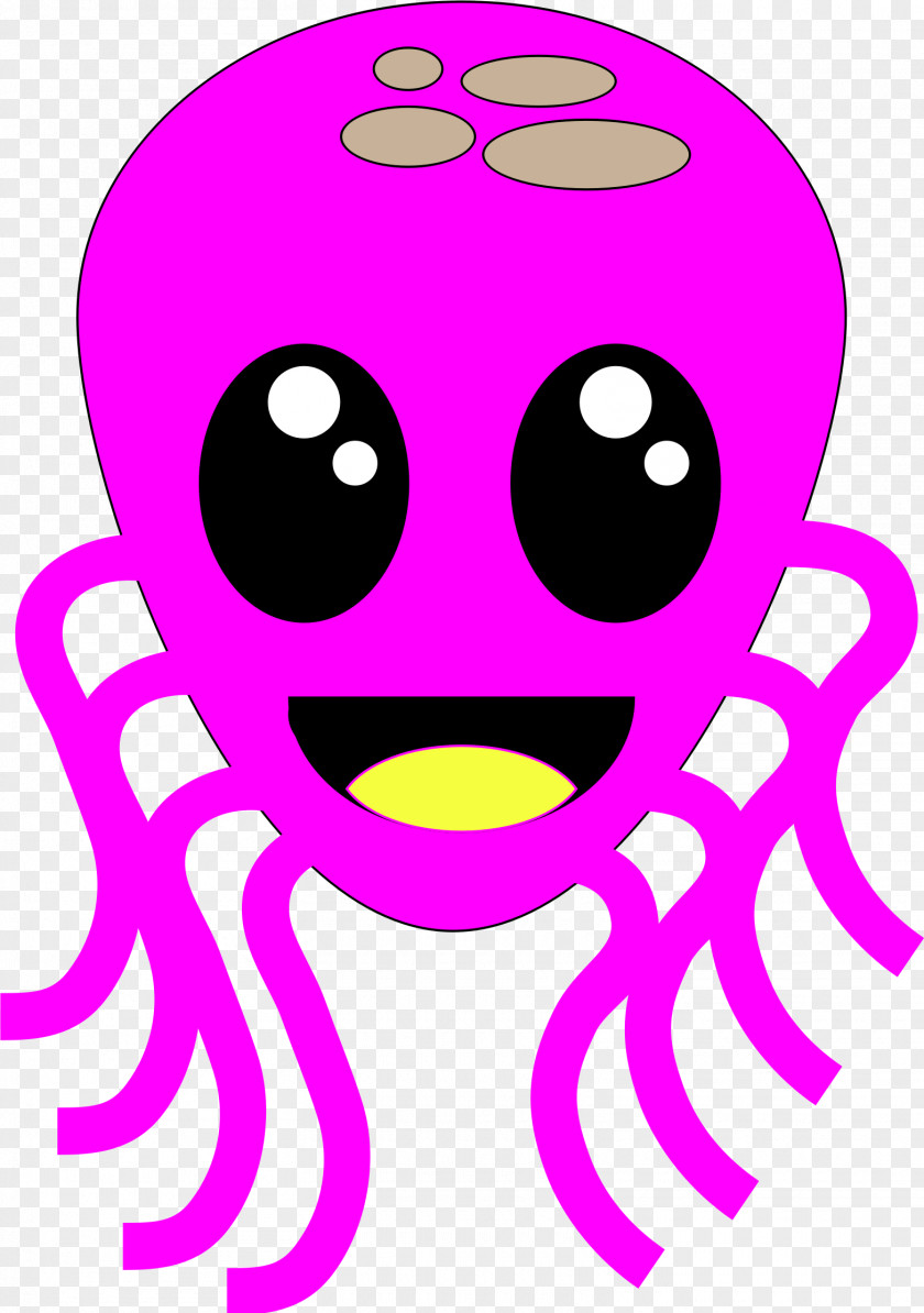 Octopus Emoticon Smiley Clip Art PNG
