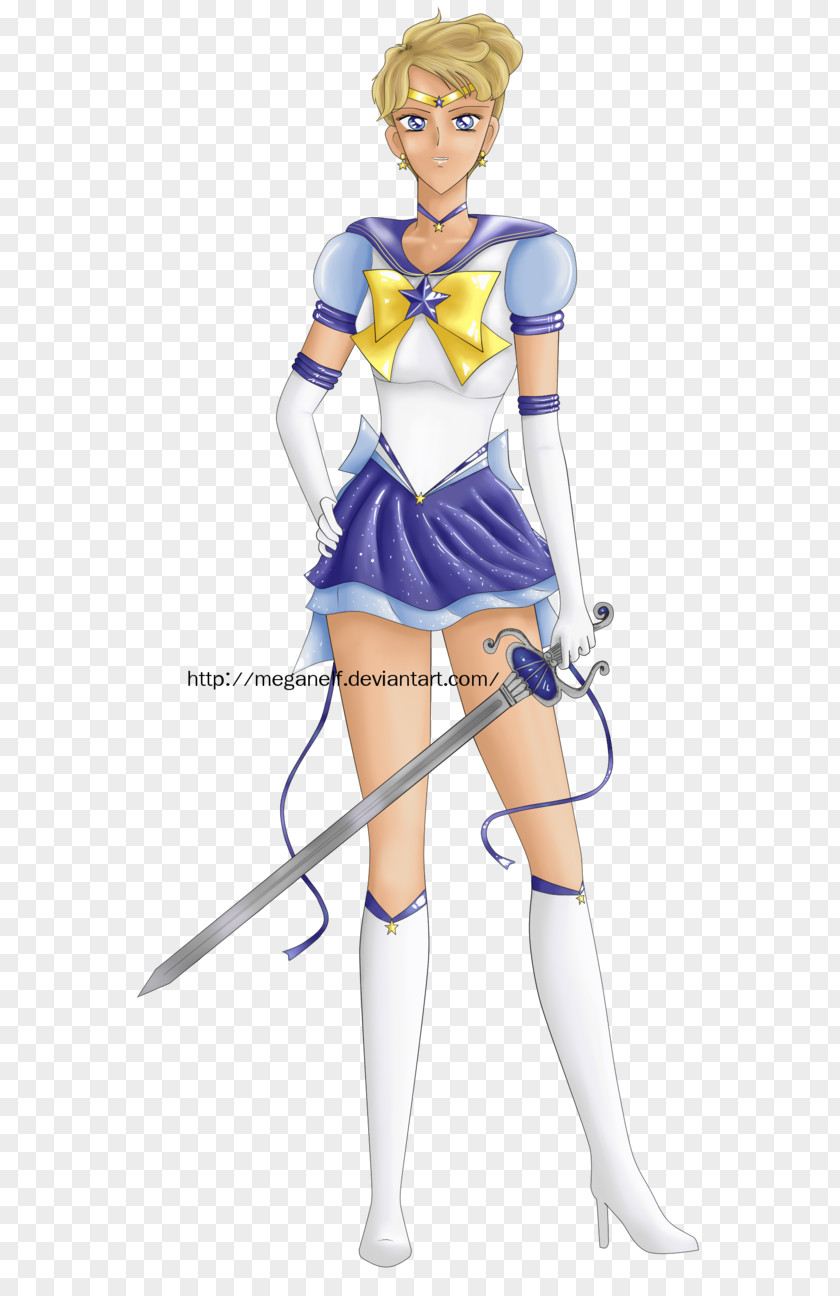 Sailor Uranus Cheerleading Uniforms Costume Design Cartoon PNG