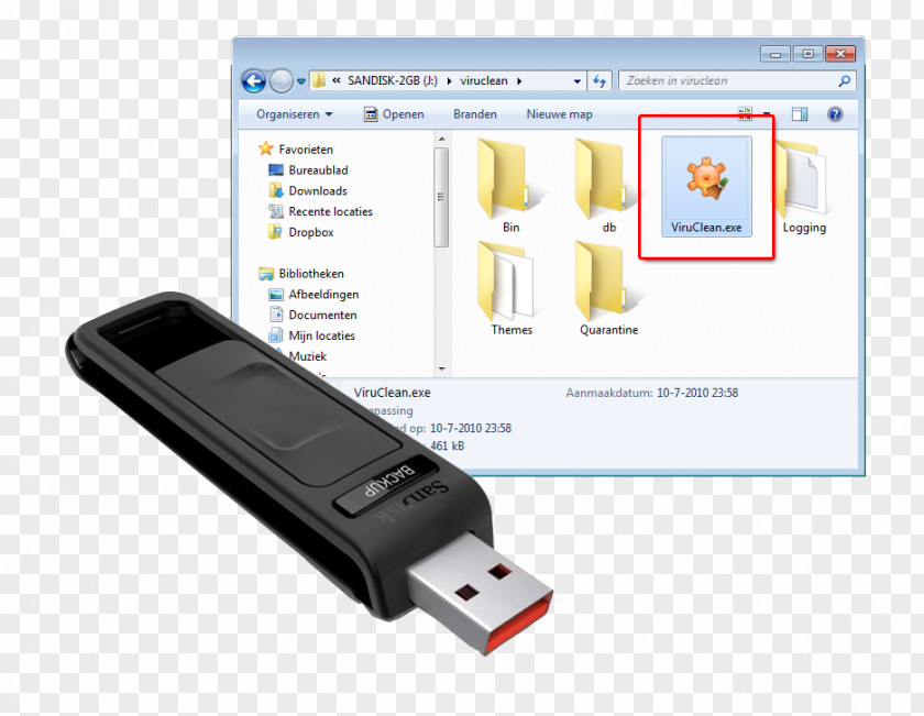 Scan Virus USB Flash Drives Memory Portable Application SanDisk PNG