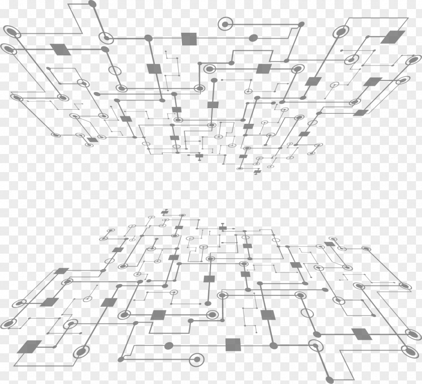 SCIENCE Grid Background PNG