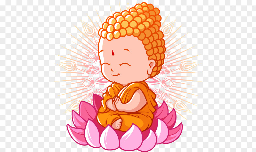 Children's Cartoon Character Buddhism Bhikkhu Monk PNG