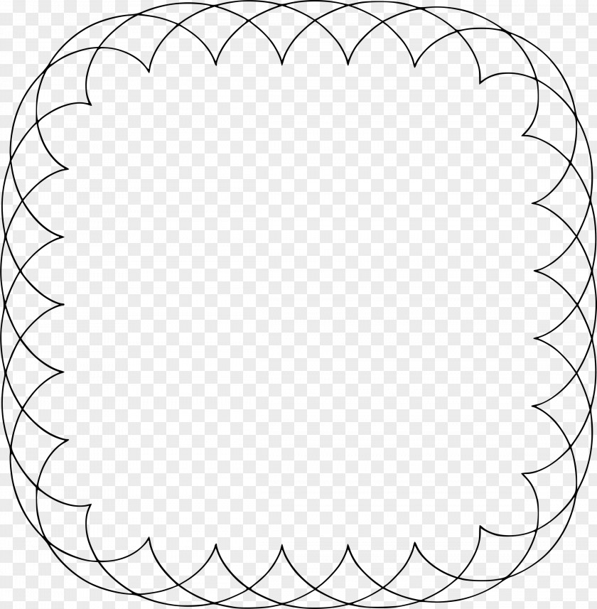 Circle Point Angle White Line Art PNG