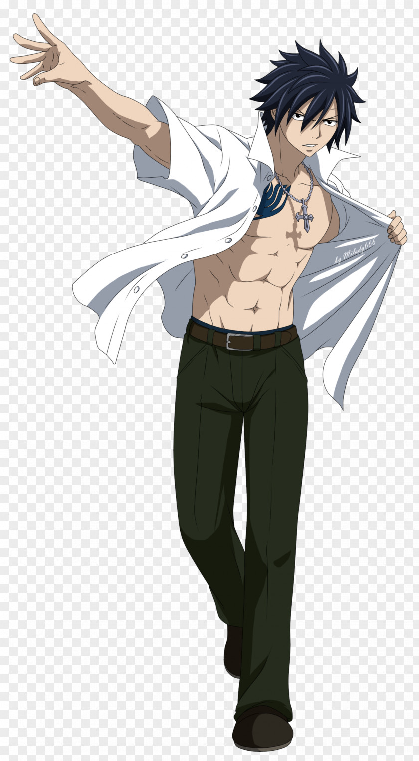 Grey Gray Fullbuster Natsu Dragneel T-shirt Fairy Tail Cosplay PNG