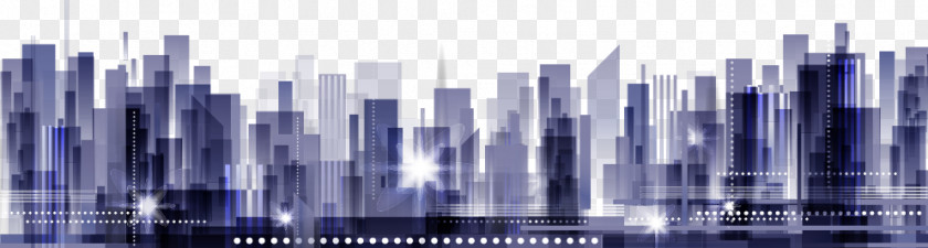 City ​​building Building Silhouette Template PNG
