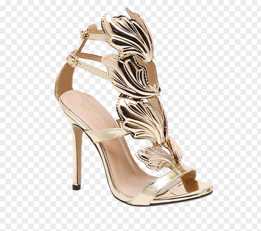 Sandal High-heeled Shoe Stiletto Heel Size PNG