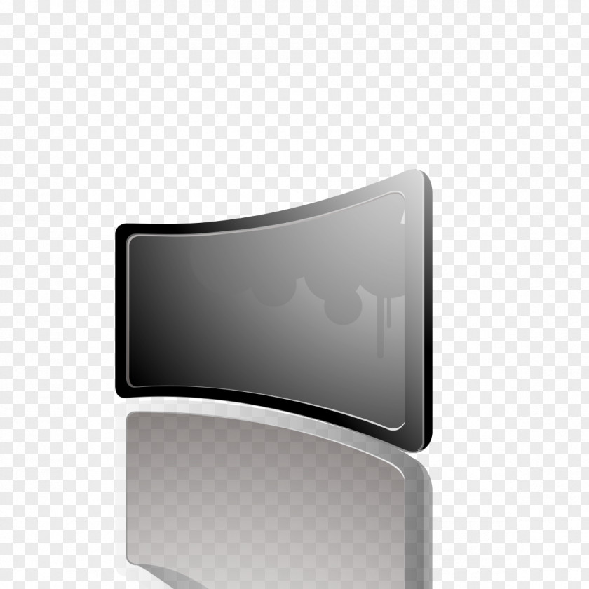 Black TV Model High-definition Television Multimedia PNG