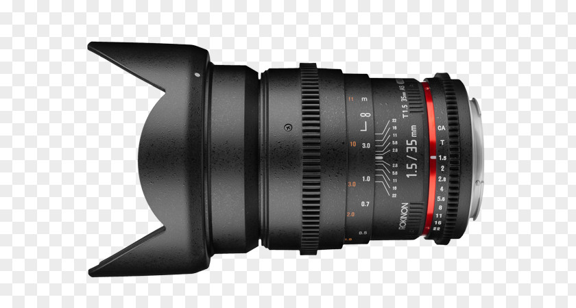 Canon EF Lens Mount Fisheye Digital SLR Rokinon 35mm F/1.4 Camera PNG