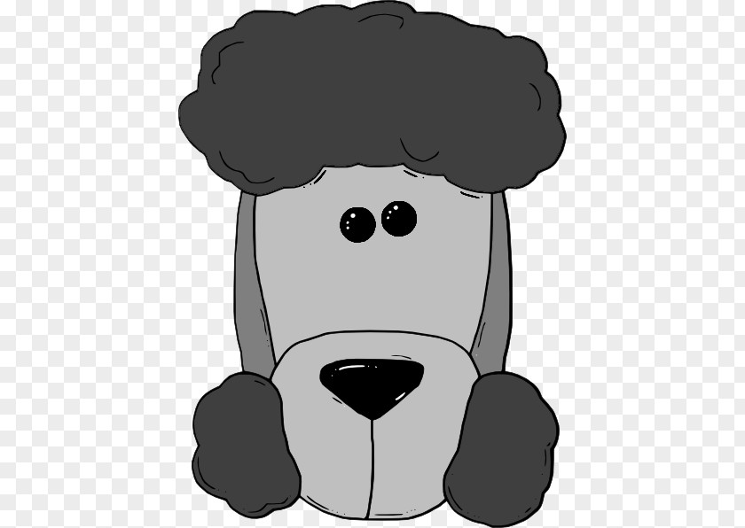 Dog Face Puppy Black And White Clip Art PNG