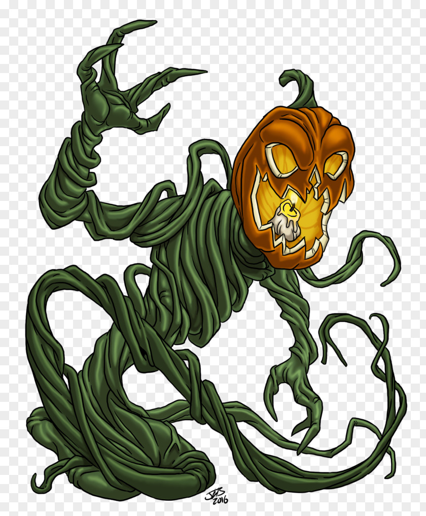 Halloween Jack-o'-lantern Monster Legendary Creature PNG