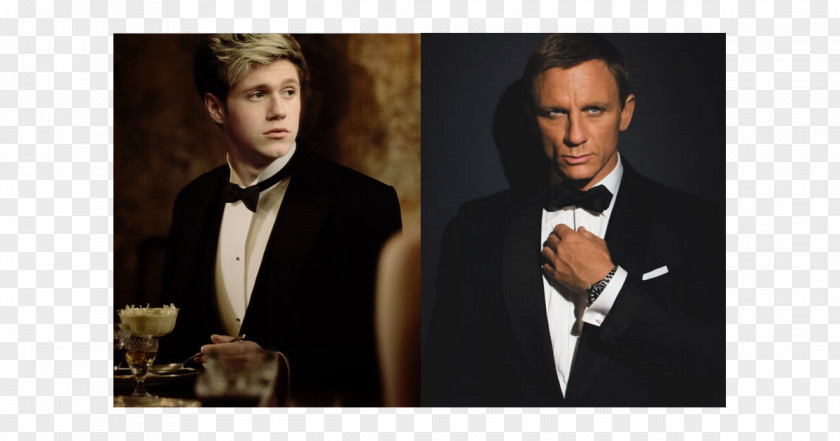 James Bond One Direction Tuxedo Suit Family PNG