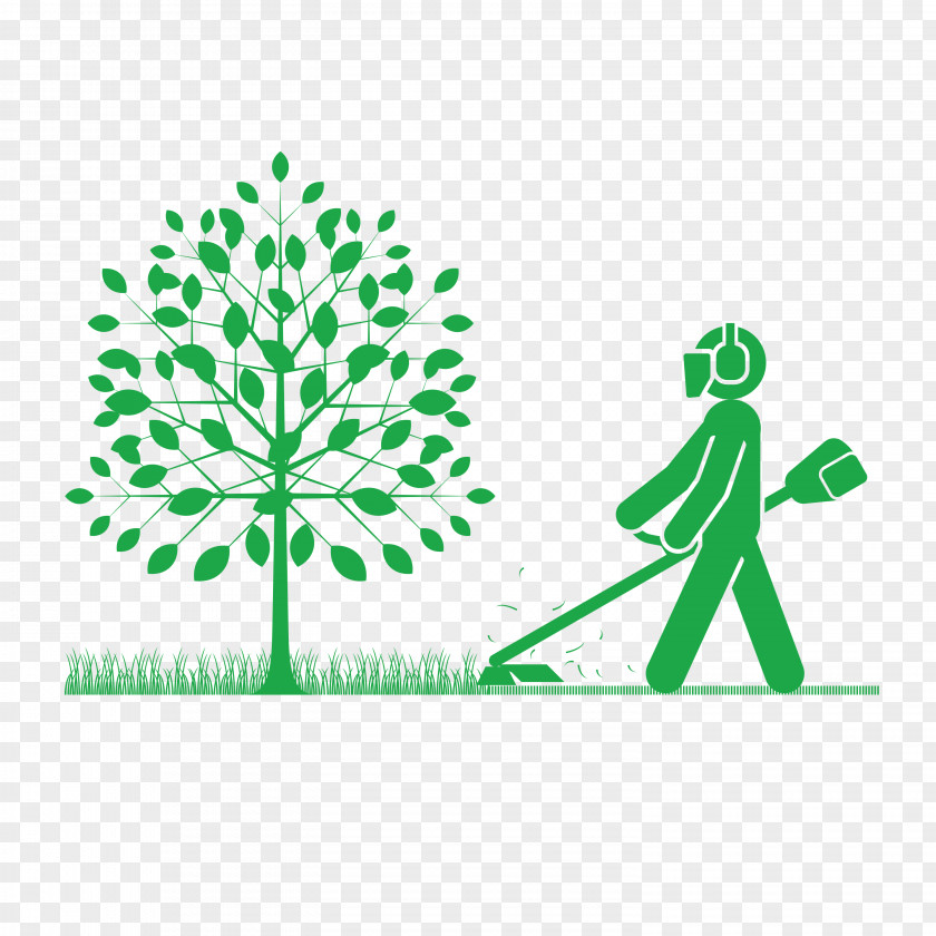 Tillage Tools Silhouettes Fruit Tree Pictogram Planting PNG