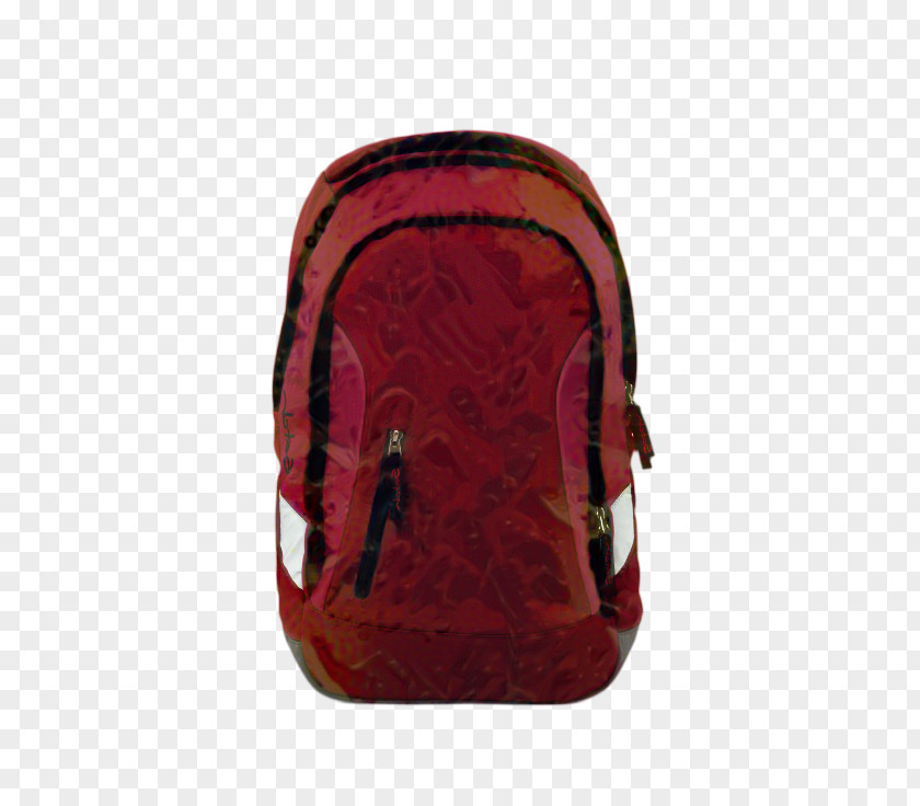 Zipper Magenta Backpack Cartoon PNG