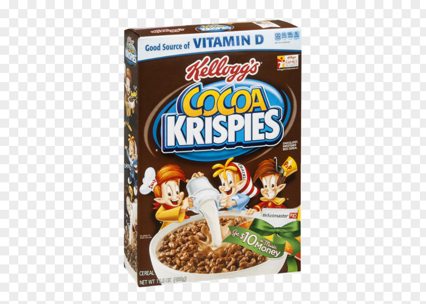 Chocolate Cocoa Krispies Breakfast Cereal Rice Treats Kellogg's PNG