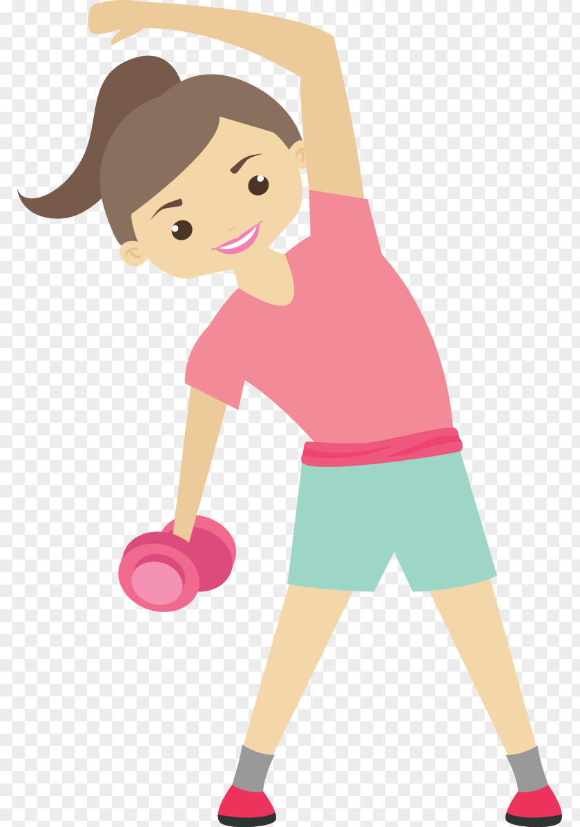 Fitness Woman Sport Character Female PNG