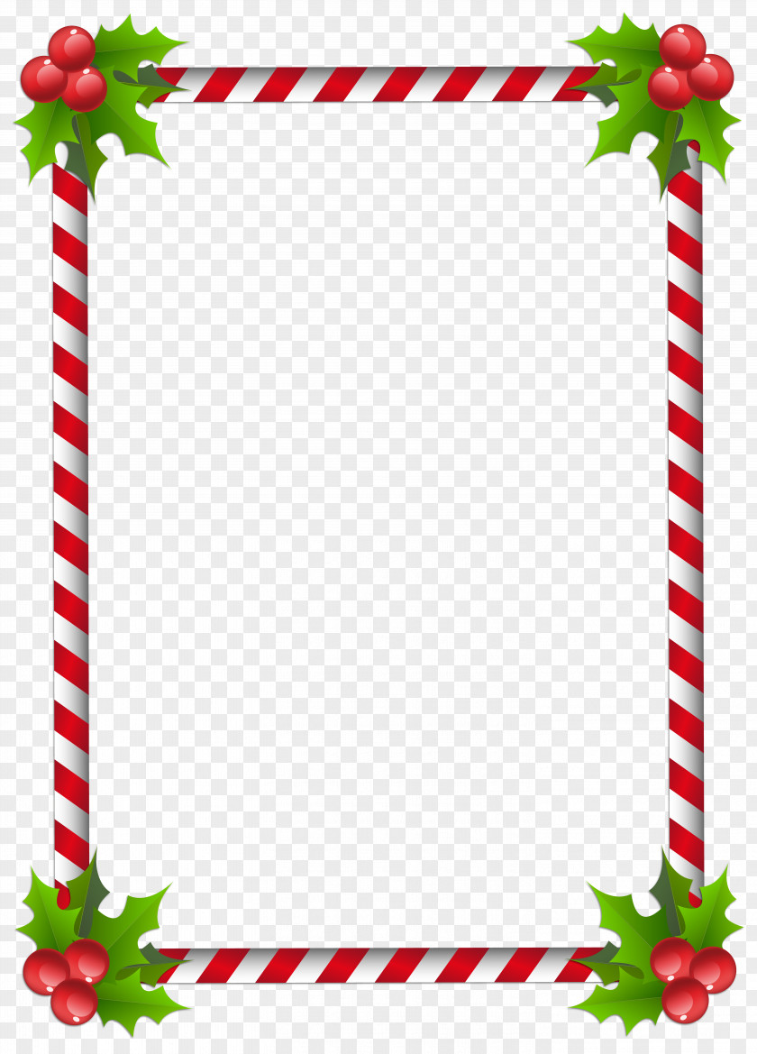 Page Border Santa Claus Christmas Tree Picture Frames Clip Art PNG