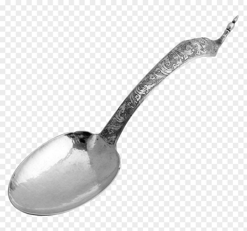 Spoon Silver White PNG