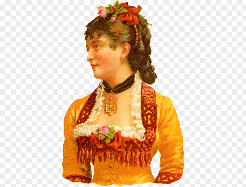 Victorian Woman Era Bokmärke Бойжеткен PNG