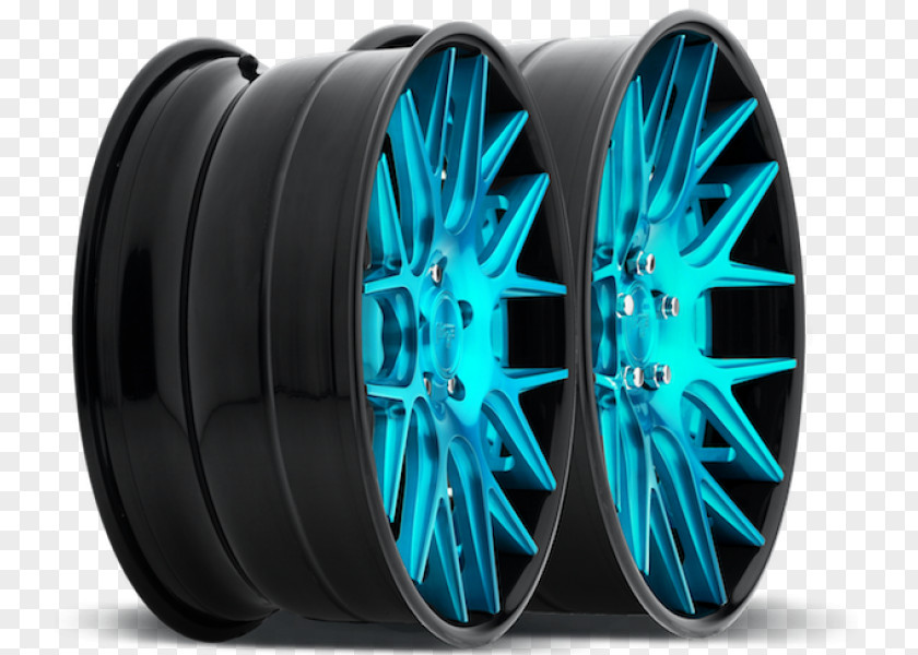Car Rim Custom Wheel Turquoise PNG