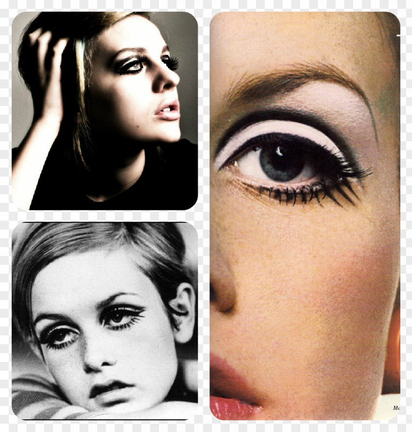 Makeup Twiggy 1960s Cosmetics Eye Shadow Make-up Artist PNG