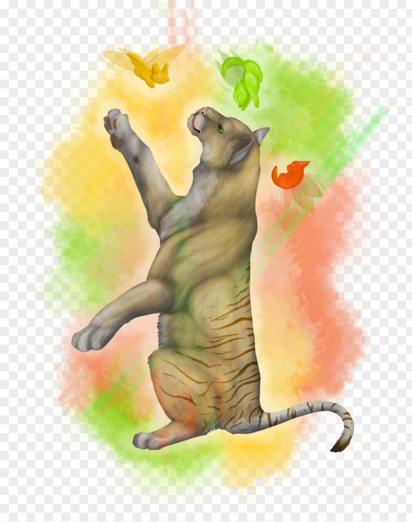 Cat Watercolor Painting PNG