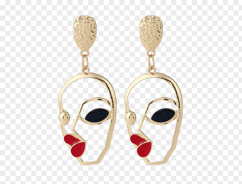 Jewellery Earring Necklace Imitation Gemstones & Rhinestones Gold PNG