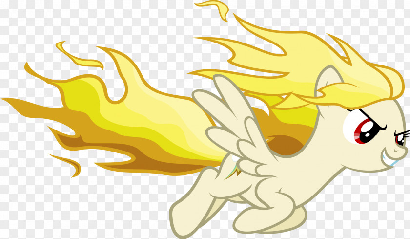 Pegasus Rainbow Dash My Little Pony Yellow PNG