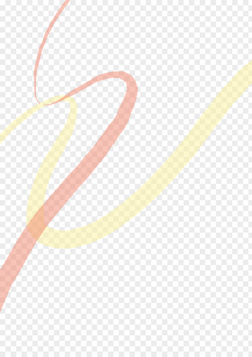 Pink Ribbon Yellow Font PNG