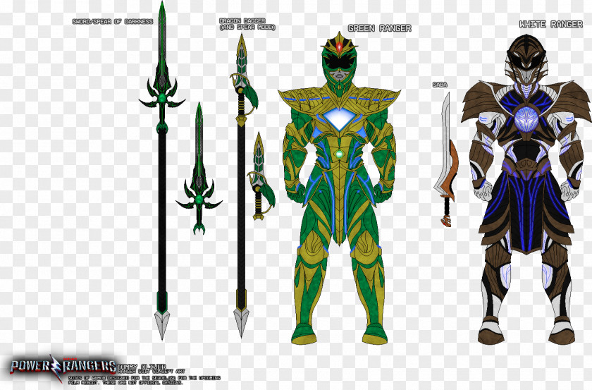 Power Rangers Tommy Oliver Armour Reboot Film PNG