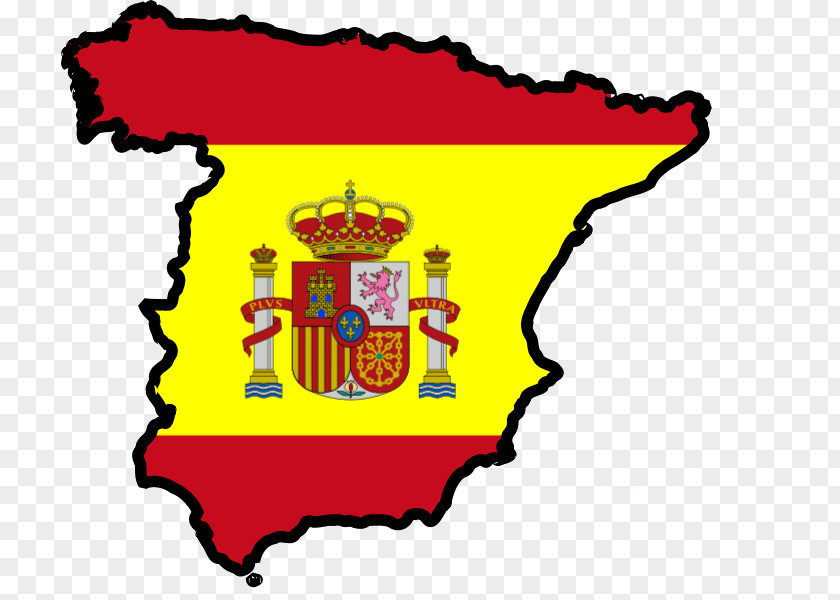 Ao Longo Do Caminho Flag Of Spain Clip Art Image PNG