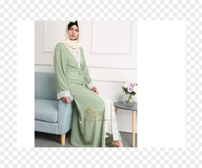 Baju Raya Robe Abaya Outerwear Clothing Dress PNG