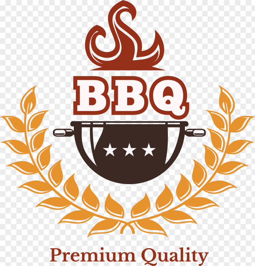 BBQ Oven Label Barbecue Furnace Icon PNG