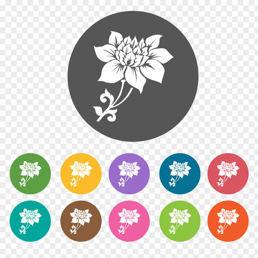 Flowers Vector Design Symbol Royalty-free Icon PNG
