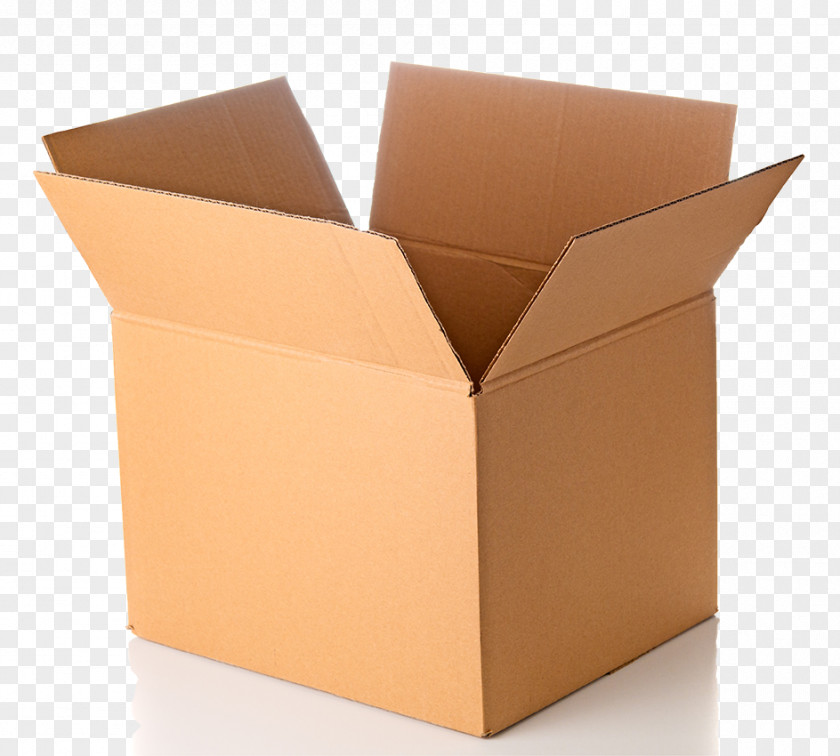 Open Box Paper Cardboard Corrugated Fiberboard PNG