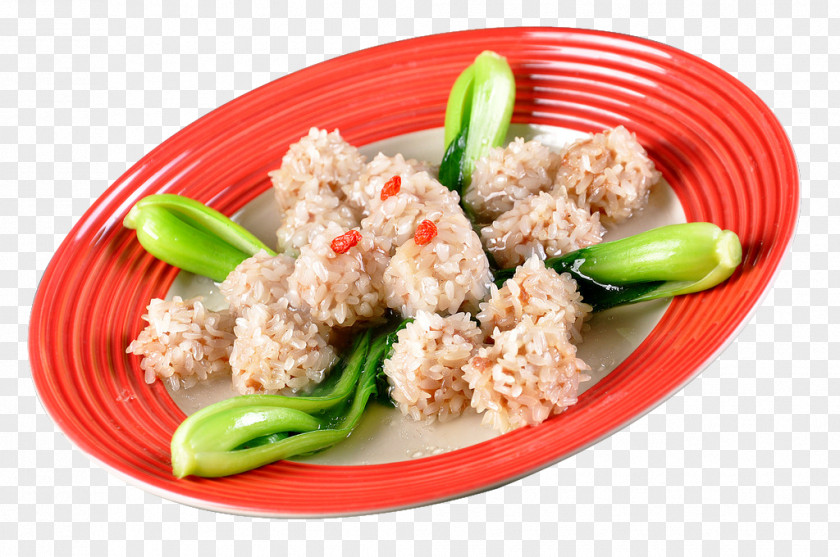 Pearl Shrimp Meatballs Meatball Soup Hot Pot Vegetarian Cuisine PNG