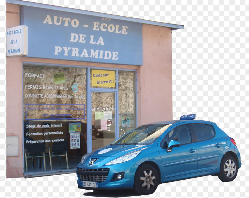 Auto Ecole Peugeot 207 Mid-size Car 206 Driving School De La Pyramide PNG