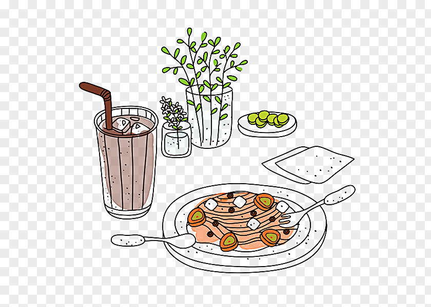 Food On The Table Dim Sum Illustration PNG