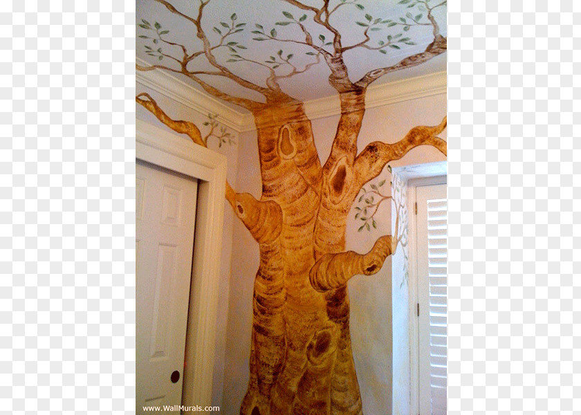 Hand Painted Mural Painting Interior Design Services Wall PNG
