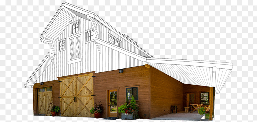 Barn Garage Pole Building Framing Roof House PNG