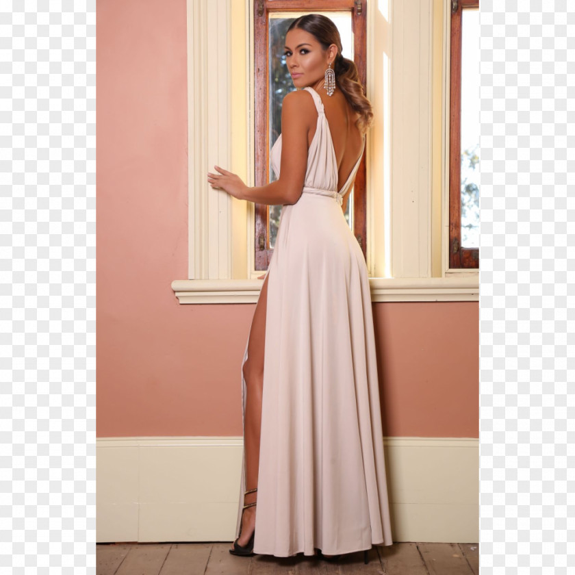 Dress Wedding Neckline Prom Bridesmaid PNG