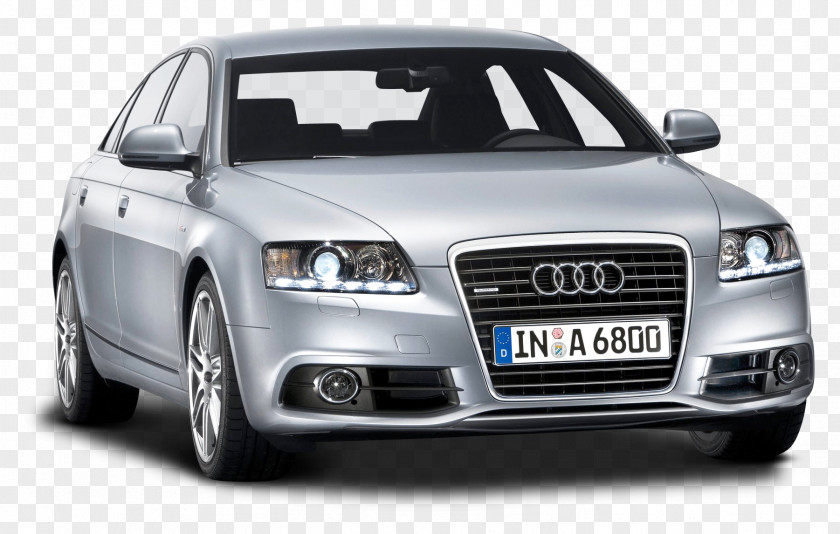 Silver Audi Car 2009 A6 2010 A8 PNG