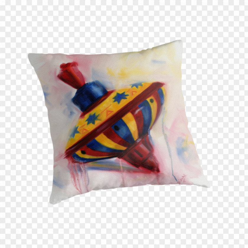 Spinning Top Throw Pillows Cushion Textile Rectangle PNG