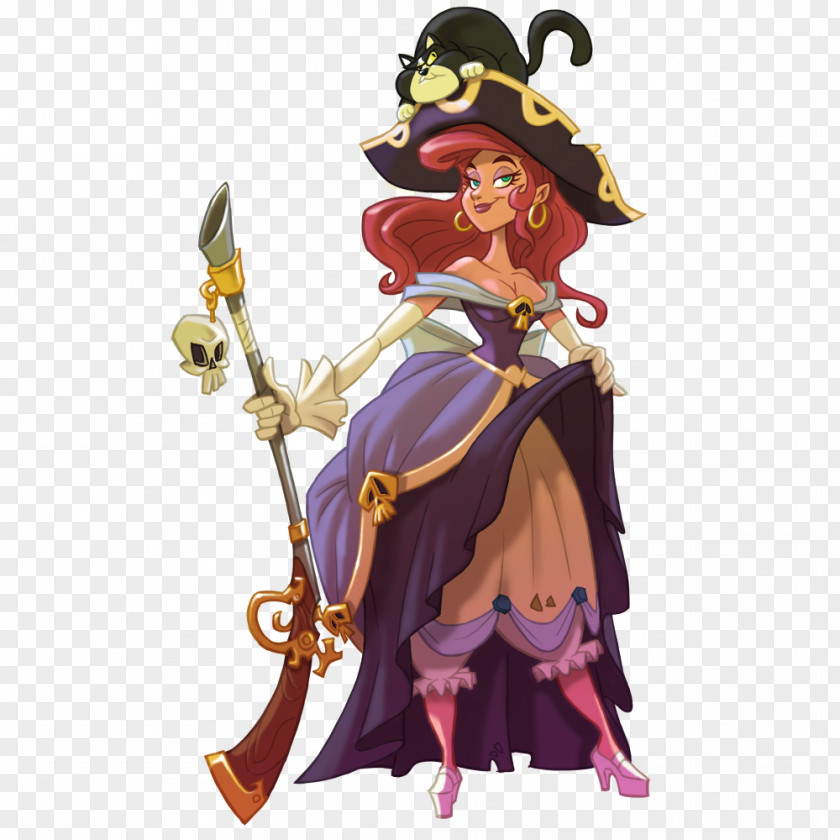 Princess Piracy Character Game PNG