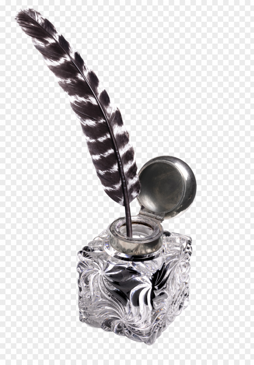 The Quill In Bottle Paper Inkwell Pen PNG