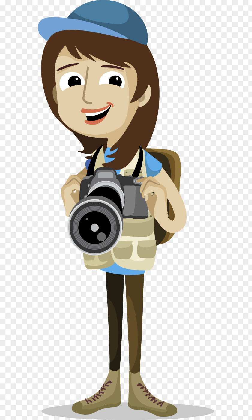 Who Travel Vector Material Photography Photographer Clip Art PNG