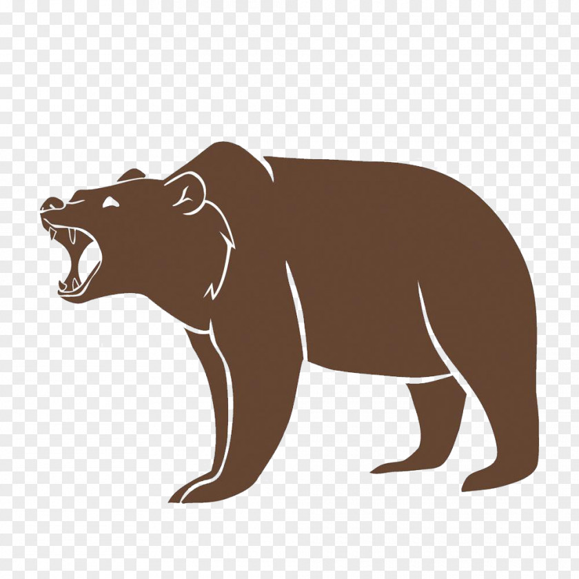 Big Bear Roar Polar Brown Grizzly PNG